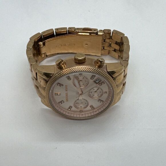 Michael Kors Ritz MK6077 Women\'s Rose Gold Analog Dial Quartz Wrist Watch JNA260 main image 8